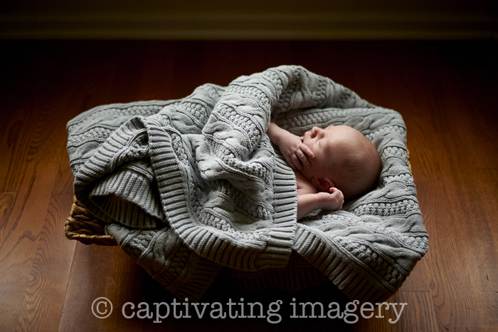 in-home newborn session