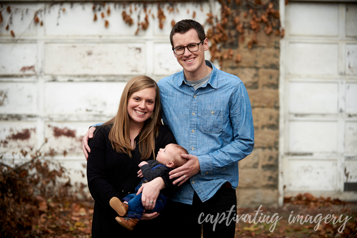 family portrait outside