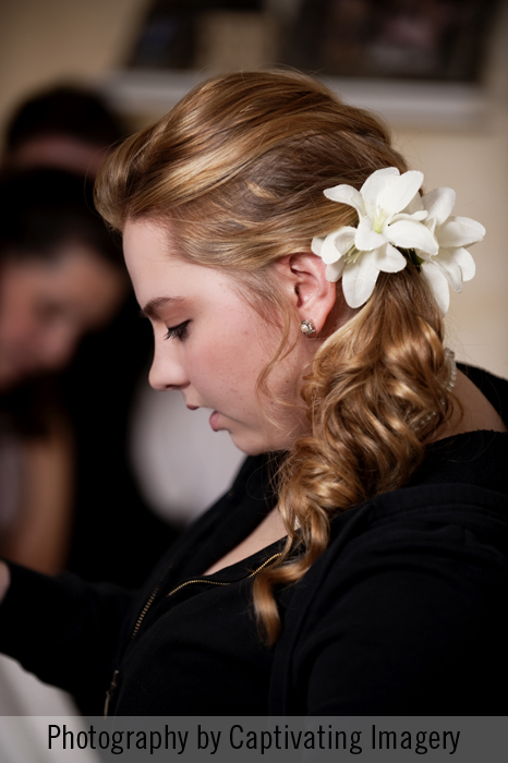 bride getting ready