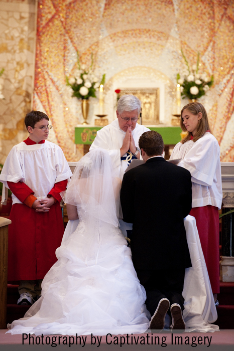 kneeling in prayer