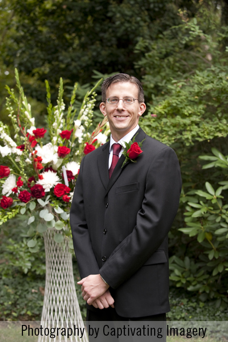 Groom at first glance of his bride