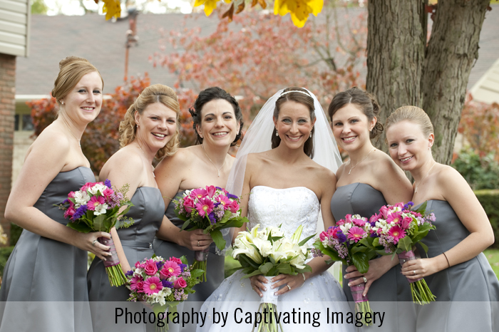 Pittsburgh bridesmaids wedding photographers