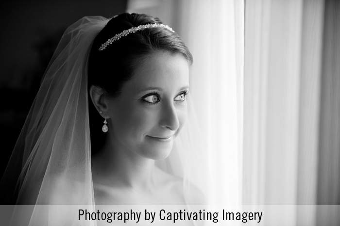 Pittsburgh bride at a window photography