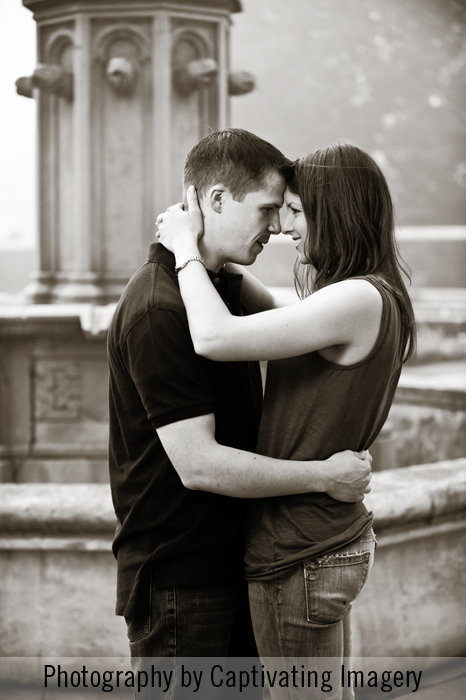 Engagement session at Mellon Park in Pittsburgh