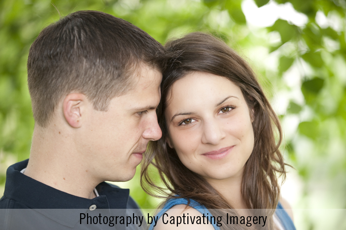 Bride-to-be in her engagement photography