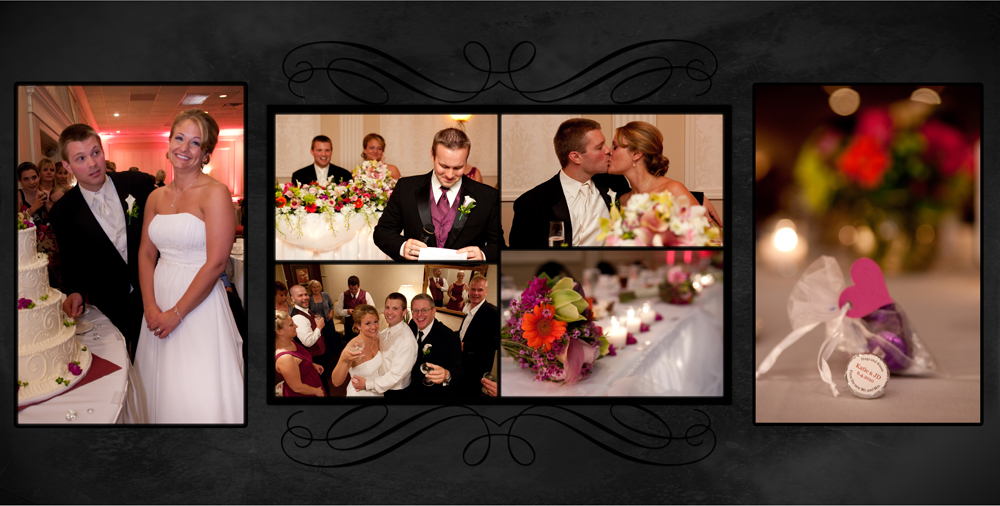 toasts and details Wedding photographers Pittsburgh album