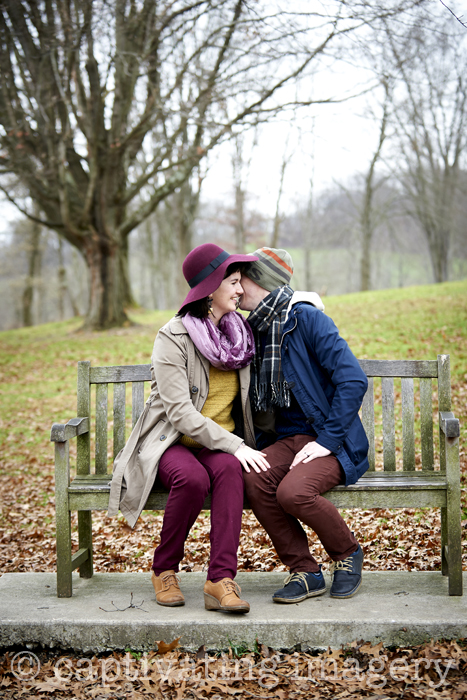 couple kissing at South Park