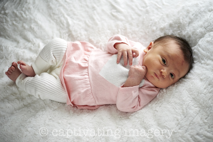 baby girl full-length portrait