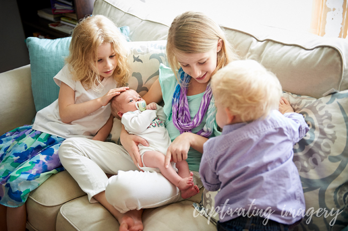 siblings and baby