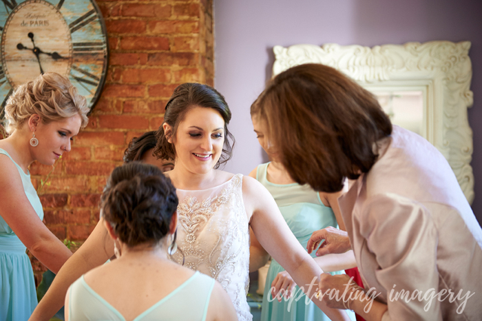 bride getting ready