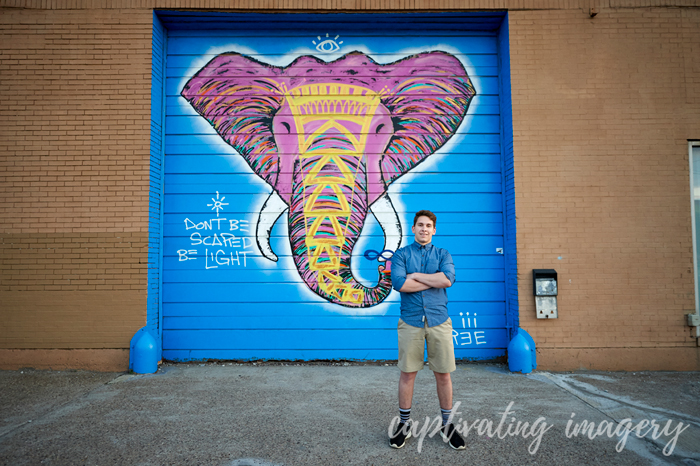 in front of South Side murals