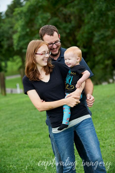 a sweet moment between photos