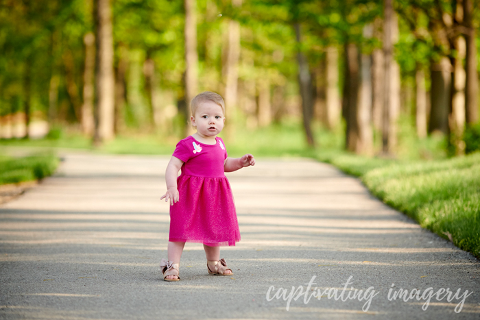 big girl walking!