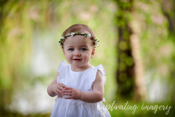 first birthday portrait