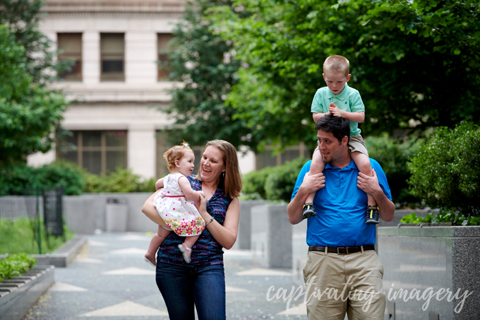 giggles with mom and dad