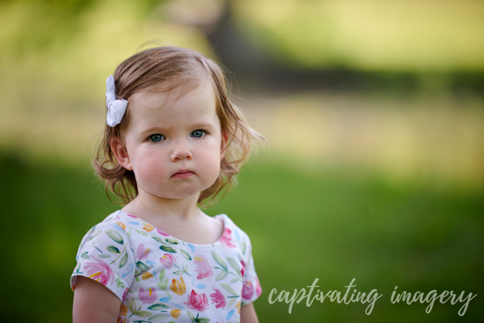 little girl close-up