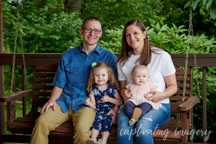 front porch family portrait