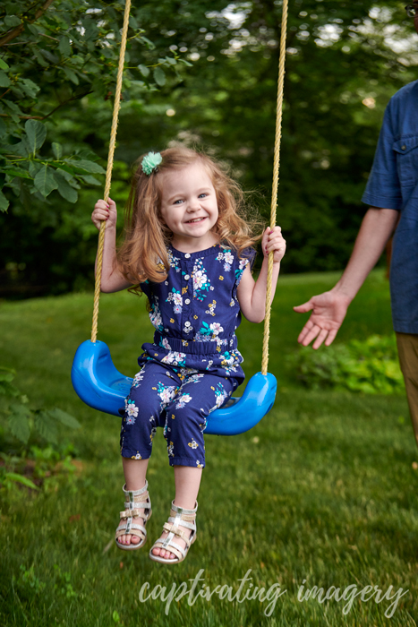 on the swing