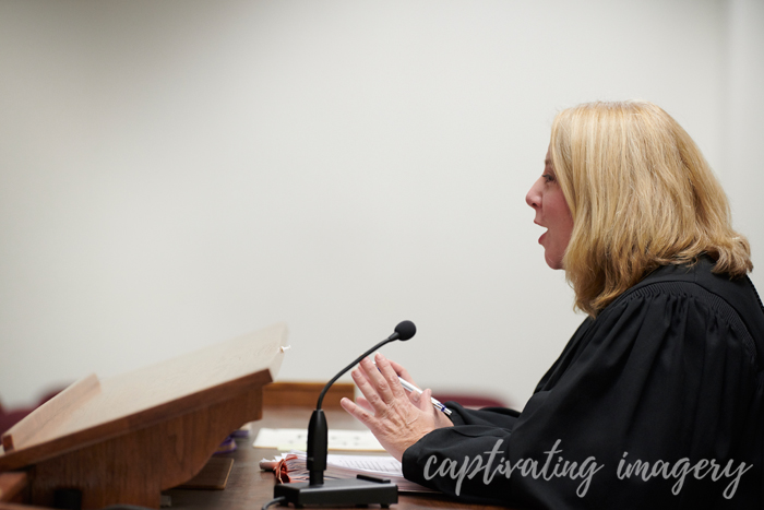 adoption ceremony at the courthouse