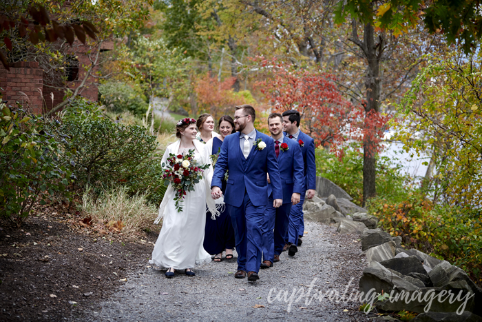 walking bridal party