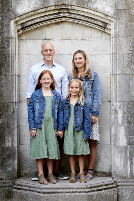 family portrait at Mellon Park