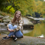 senior girl portrait outdoor session