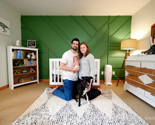 family portrait baby's rooms