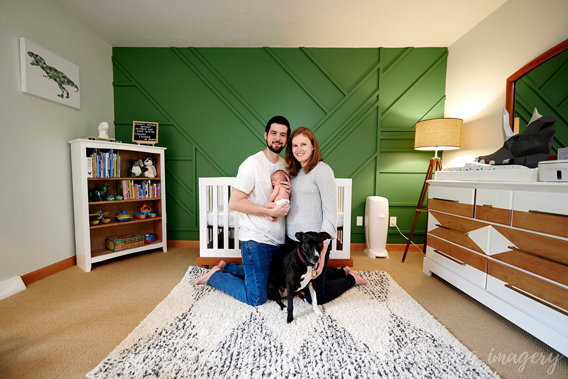 family portrait baby's rooms