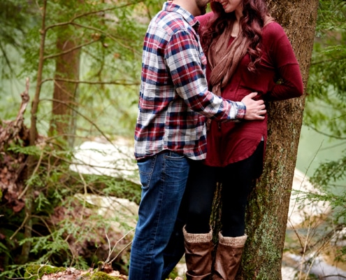 couple in forest