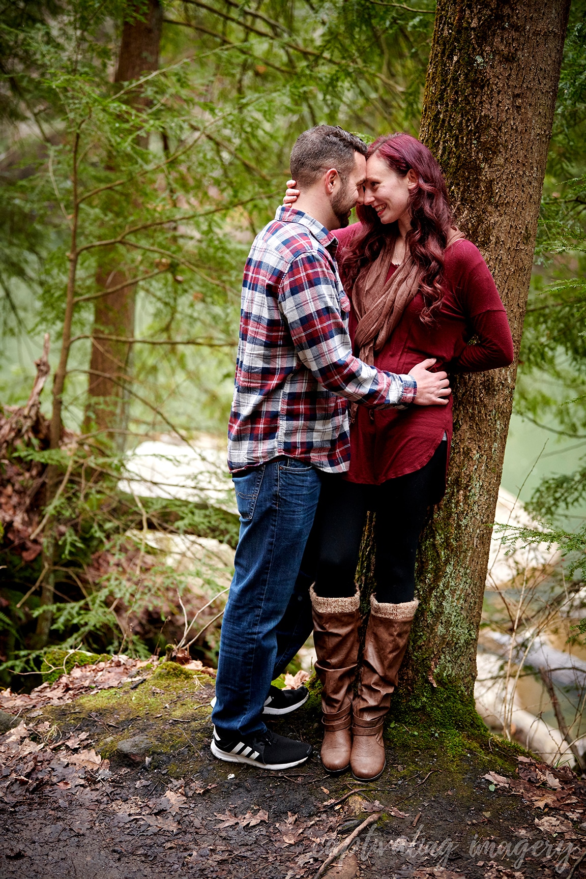 couple in forest