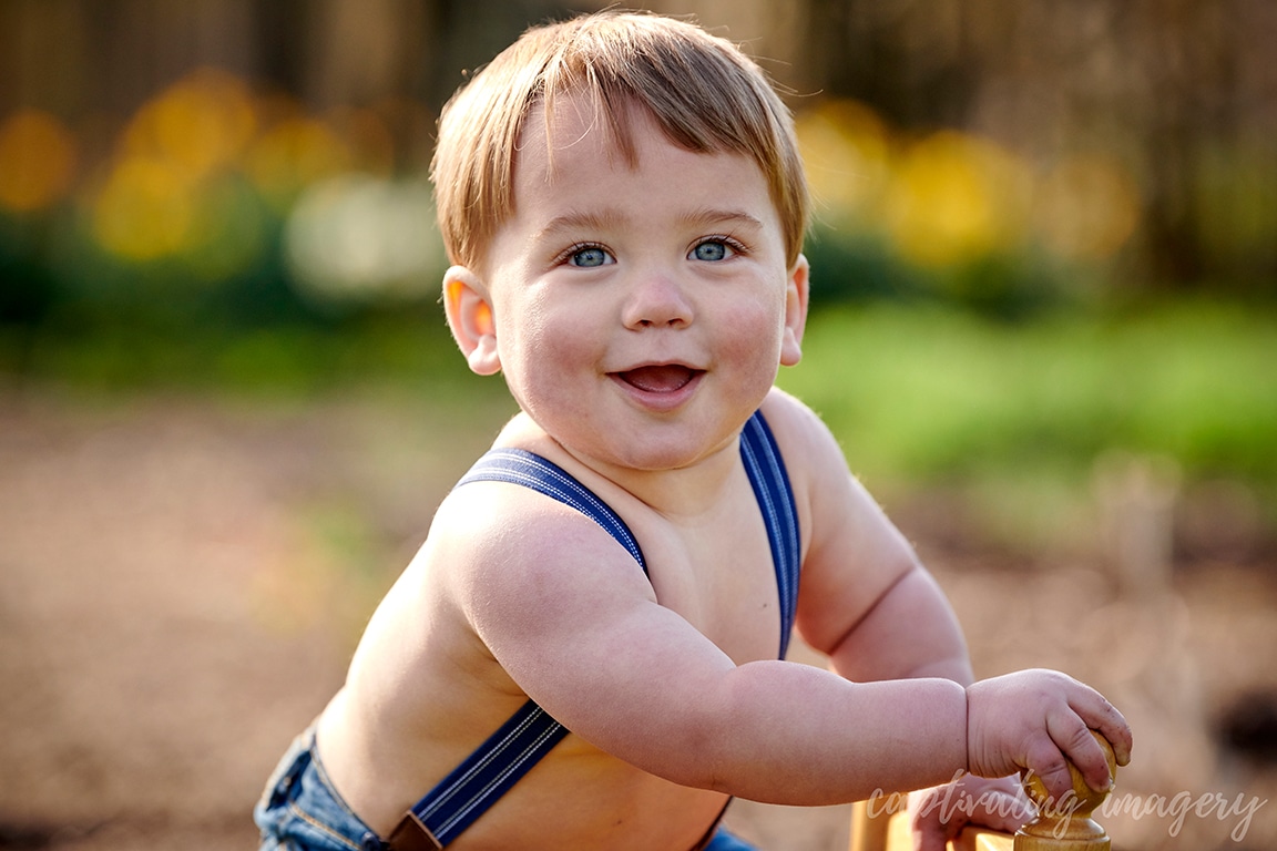 close up of smiling boy