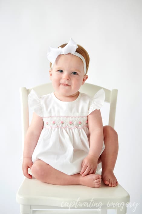 white-backdrop-natural-light-portrait white backdrop natural light portrait - First Birthday Portrait Session